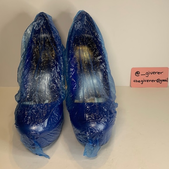 Beverly Blue Suede Pumps Size 8 Charlotte Russe - Picture 12 of 16